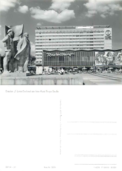 Seevorstadt Dresden Prager Strasse Lenin Denkmal *1975 Hanich2325