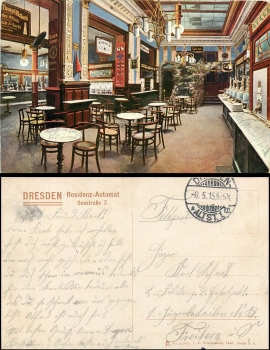 Dresden Residenz Automat Seestrasse 7 o 8.5.1915