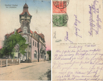 Rossthal Dresden Gasthof o 1920