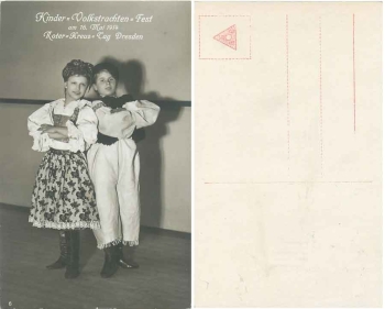Dresden Red Cross Day May 16, 1914 Children's folk costumes festival picture 6
