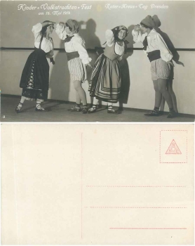 Dresden Red Cross Day May 16, 1914 Children's National Costumes Festival Picture 9