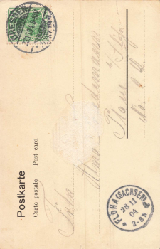 Suedvorstadt Dresden Kaiser Cafe am Hauptbahnhof o 1901