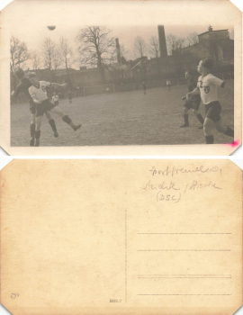 Dresden Sportfreunde Pieschen Mickten now DSC football real photo around 1940