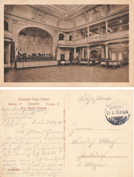 Dresden Steinstrasse 15 Eldorado Tanz Palast o 1915