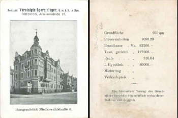 Striesen Dresden Niederwaldstrasse 6 *ca. 1930
