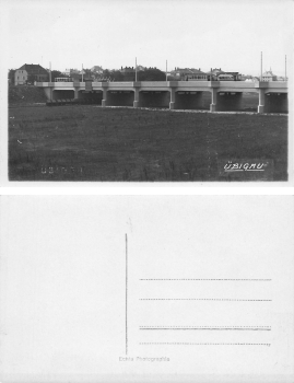 Uebigau Dresden Flutgraben Bridge * around 1927
