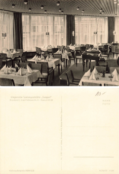 Dresden Hungarian Restaurant Szeged Erst Thaelmann Street * 1964