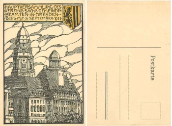 Dresden Annual General Meeting of the Association of Saxon Community Officials September 1911