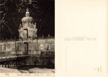 Dresden Zwinger mit Wallpavillon* 1957 ​​​​​​​Verlag Hahn-Foto13504
