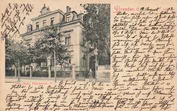 Wachwitz Dresden Pillnitzerstrasse 80 Villa Hecht o 1902