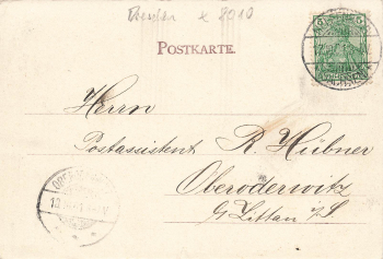 Wachwitz Dresden Wachwitzgrund mit Wachberg o 1901