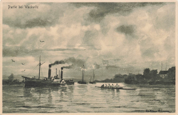 Wachwitz Dresden artist card Krause-Wichmann * around 1900