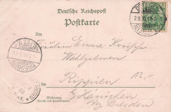 Dresden Weinrestaurant Rebstock Schössergasse 12 Litho o 1900