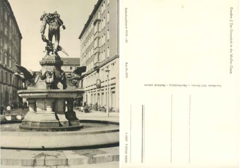 Dresden Weisse Gasse Gänsedieb Brunnen *1967 Hanich1978