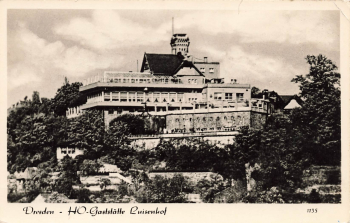 Weisser Hirsch Dresden HO Restaurant Luisenhof o 1957