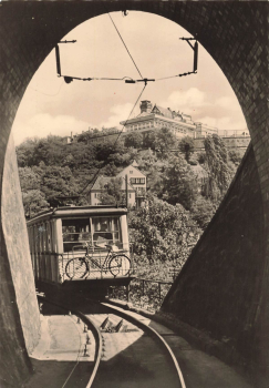 Weisser Hirsch Dresden Luisenhof funicular used 1962