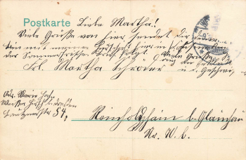 Weisser Hirsch Dresden Stangestrasse o um 1905
