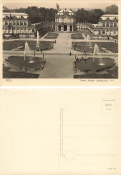 Dresden Zwinger Wallpavillon * 1954 ​​​​​​​Verlag Hahn-Foto10656