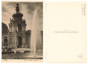 Dresden Zwinger Kronentor 750 Jahre Dresden *1956 Hahn-Foto10700