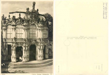 Dresden Zwinger Wall Pavilion 750 Years Dresden *1956 Hahn-Foto10654