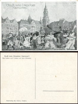 Dresden Karneval Festumzug sig. K.Walther * ca.1920