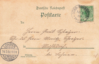 01833 Duerrroehrsdorf mit Bahnhof Litho o 1900