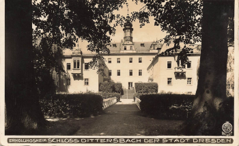 01833 Dittersbach Schloss * um 1930 Hahn-Foto11392
