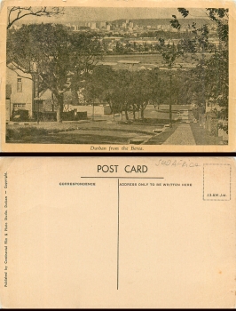 Durban Suedafrika from the Berea * ca.1950