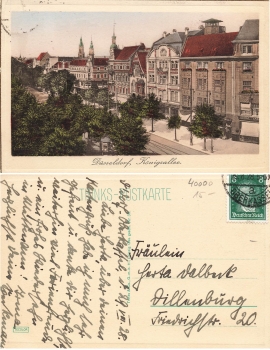 Düsseldorfer Königsallee o 29.8.1928