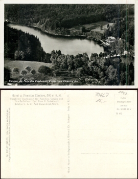 Ebnisee, vom Flugzeug Hotel *ca. 1940