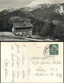 Edlach an der Rax Gastwirtschaft Auerhahn o 15.7.1938