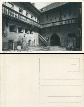 Eger, Hof des Wallensteinhauses, * ca. 1930