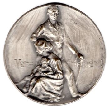 Ehrenmünze 1919 Volksspende für vertriebene Auslandsdeutsche Rückwandererhilfe 