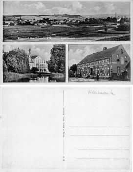 Eibendorf Kreis Schwerin Warthe Neumark Gasthof Paul Mueller Goray * um 1920