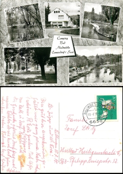 Eimersdorf Saar Bad Niedmühle Camping o 11.07.1970