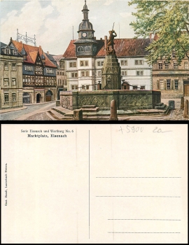 Eisenach Marktplatz Mandt-Verlag * ca.1920