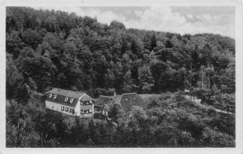 Eisenberg Thüringen Waldhotel Pfarrmühle * um 1940