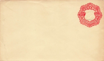 El Salvador Diez Centavos postal stationery cover around 1890 *