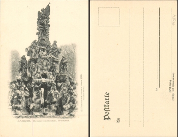 Erlangen Monumental Fountain * approx. 1900