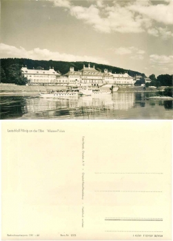 Elbe steamer "Freundschaft" in front of Pillnitz *1960 Hanich1255