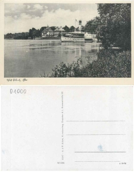 Elbe steamer "Leipzig" off Pillnitz * approx. 1940