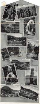 Elbsandsteingebirge 4 teilige Klappkarte o 19596
