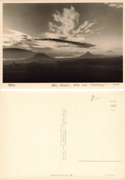 Sächsische Schweiz vom Wolfsberg * 1959 ​​​​​​​Verlag Hahn-Foto13419