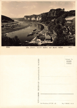 01824 Kurort Rathen * 1954 ​​​​​​​Verlag Hahn-Foto8570