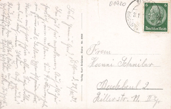 01920 Elstra Sachsen Schloss Erholungsheim o 1937