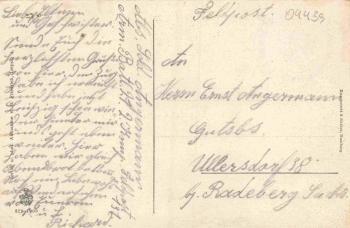 Engelsdorf Leipzig Mehrbildkarte gebraucht um 1910
