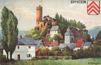 65817 Eppstein Artist postcard Georg Rothgeb o 1913