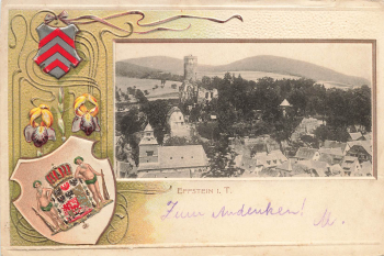 Eppstein Taunus Prägelitho coat of arms * approx. 1900