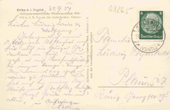 Erlbach Vogtland Totalansicht o 1937