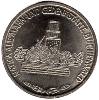 Ernst Thaelmann Nationale Mahn-und Gedenkstaette Buchenwald DDR Medaille 